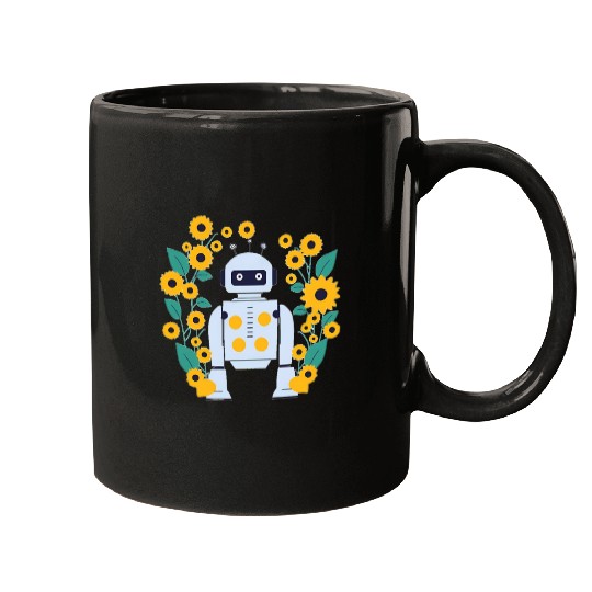Spring robot Mugs