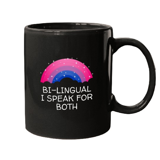 Bilingual I Speak for Both Bisexual Pride Month Bi Mugs