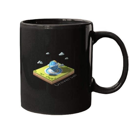 Geometric low poly Universal Studios Mugs