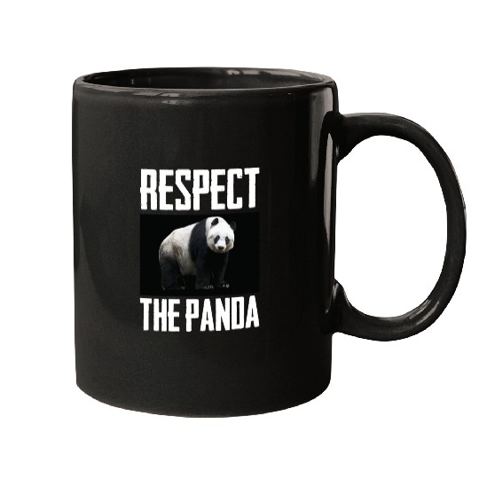 Respect The Panda Photo Animal Lover Cute Panda Mugs