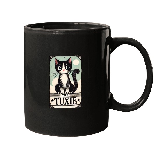 Tuxedo Cats Tarot Card Mugs