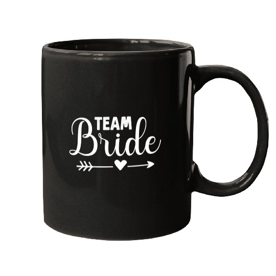 Team Bride Wedding Party Mugs