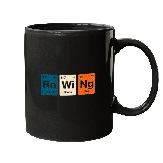 Rowing Periodic Table Elements Mugs