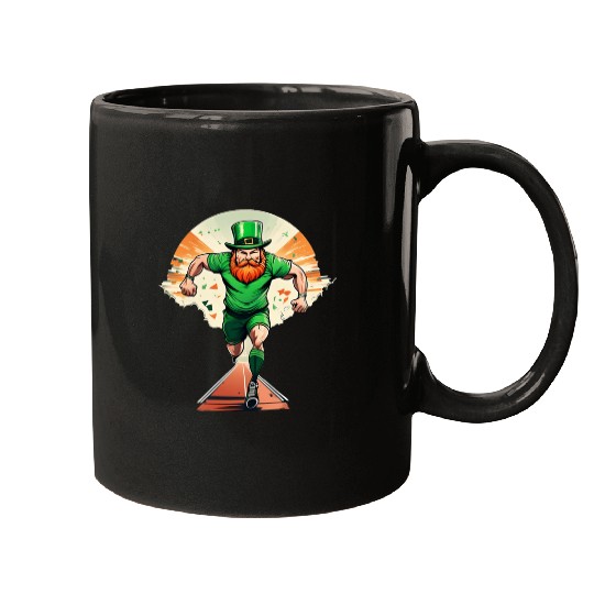 St. Patrick's Day Shamrock St Paddy's Day Running Mugs
