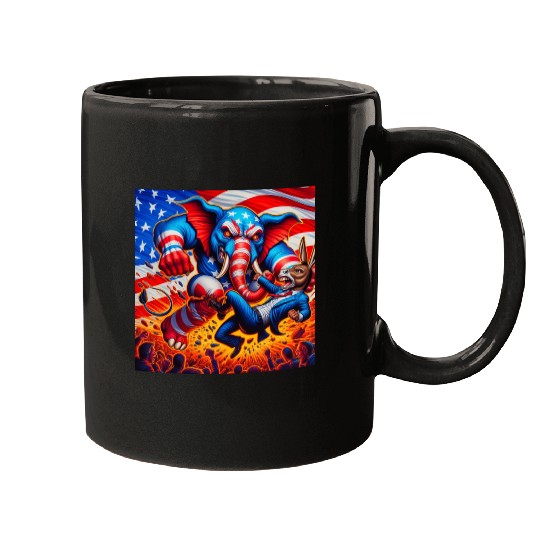 Beat Down the Democrats - Trump Mugs