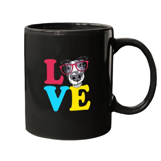 Cute Dog With Sunglasses I Love My Border Collie Mugs