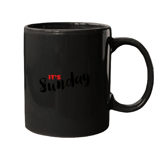 Day Name Mugs for Daily - It's Sunday