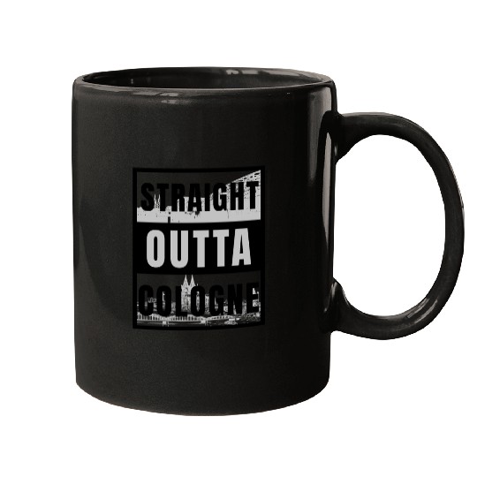straight outta cologne koeln köln germany Mugs