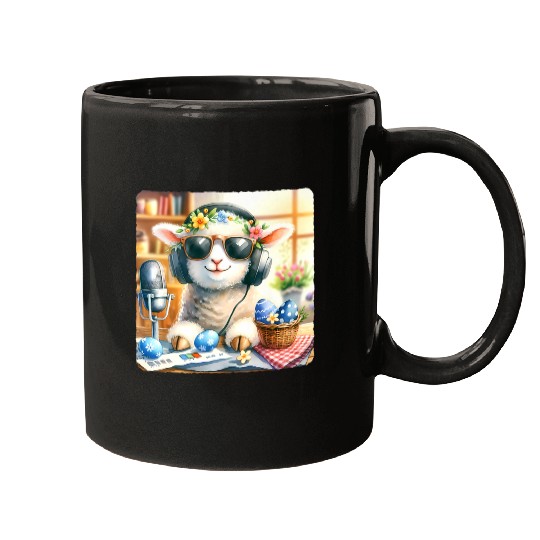 Easter Lamb Cozy Sunglasses Treats Mugs