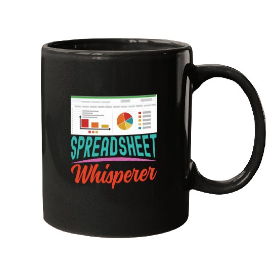 Spreadsheet Whisperer Funny Accounting Bookkeeper Mugs