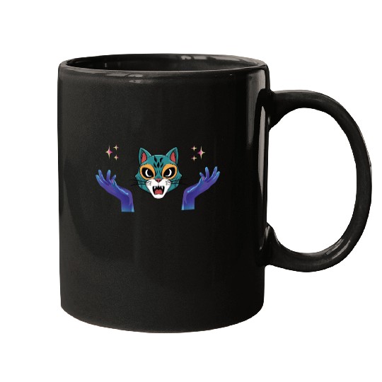 Witch cat Mugs