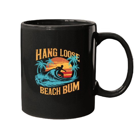 Hang Loose, Beach B Mugs