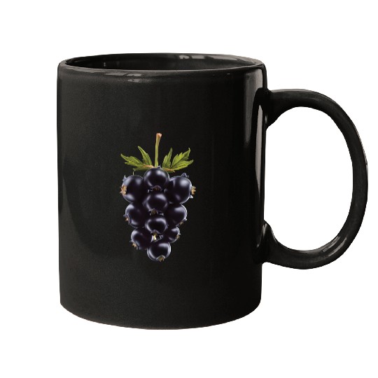 Blackberry Realistic Mugs