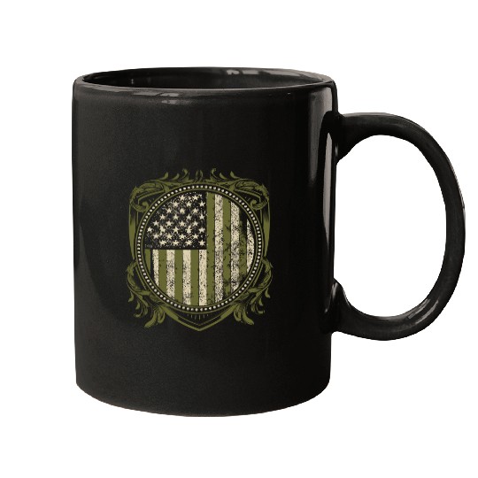 Veteran Design - US Veteran Crest Mugs