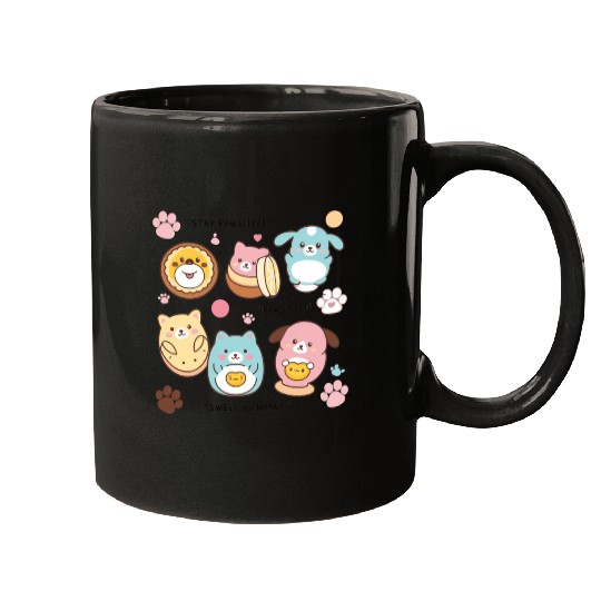 Adorable animals Food with faces Mugs