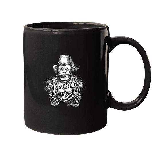 Vintage Evil Monkey Toy Mugs
