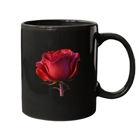 the rose nature design Mugs