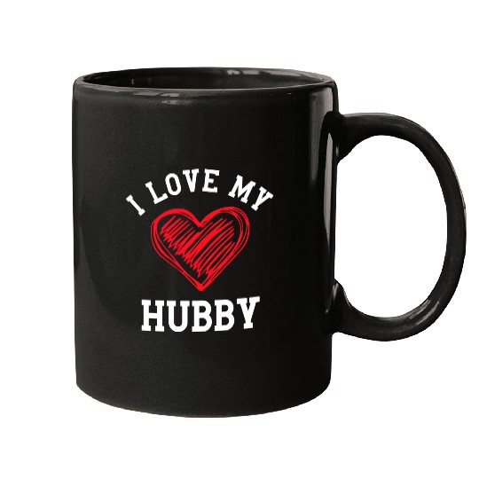 I Love My Hubby Mugs