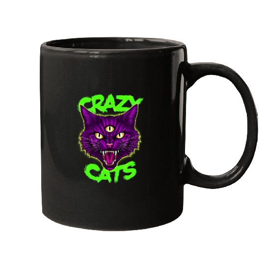 CRAZY CAT Mugs