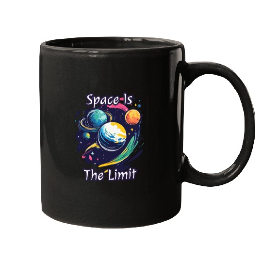 Space Is The Limit Motivational Mugs