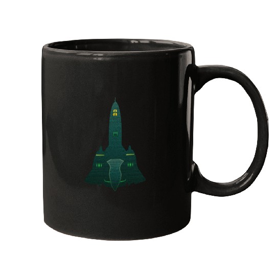 SR-71 Blackbird Stealth Aircraft Design - Aviation Mugs