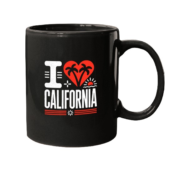 I love California | The Golden State Mugs