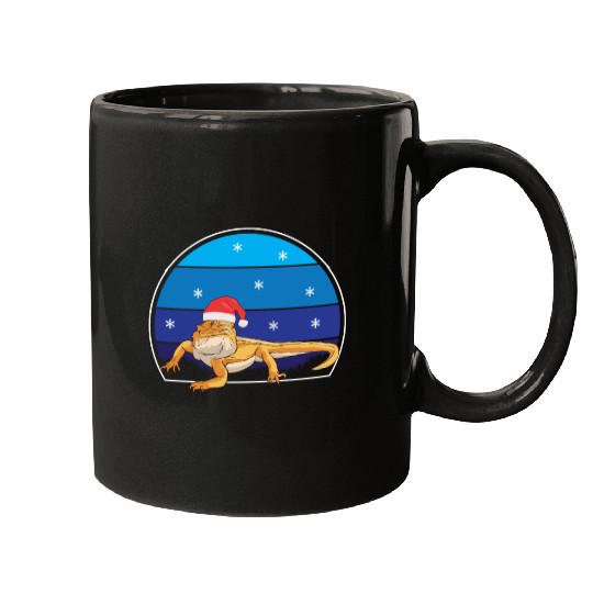 Iguana Christmas Light Sweater Funny Animals Lover Mugs
