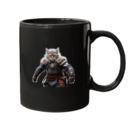 VIking cat Valhalla calling Mugs