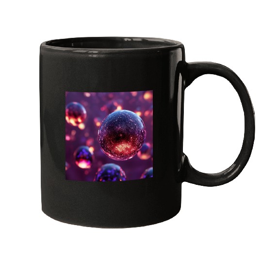 Purple Orbs Mugs