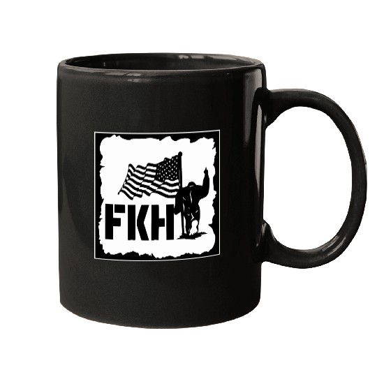 Bigfoot FKH Flag LIKE US ON FACEBOOK # Mugs