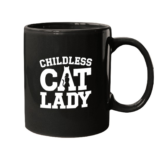 Childless Cat lady Kamala Harris Mugs