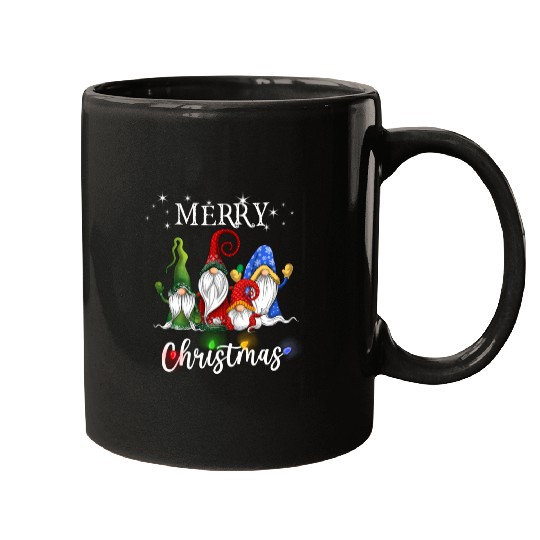 Merry Christmas Gnomes Xmas Family Men Women Mugs
