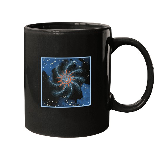 galaxy sun Mugs
