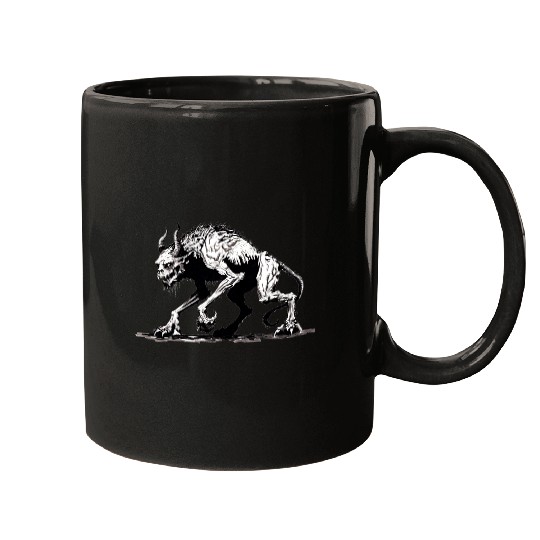Mythical Beast Illustration Mugs