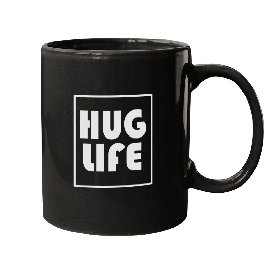 Hug Life Retro Style Mugs
