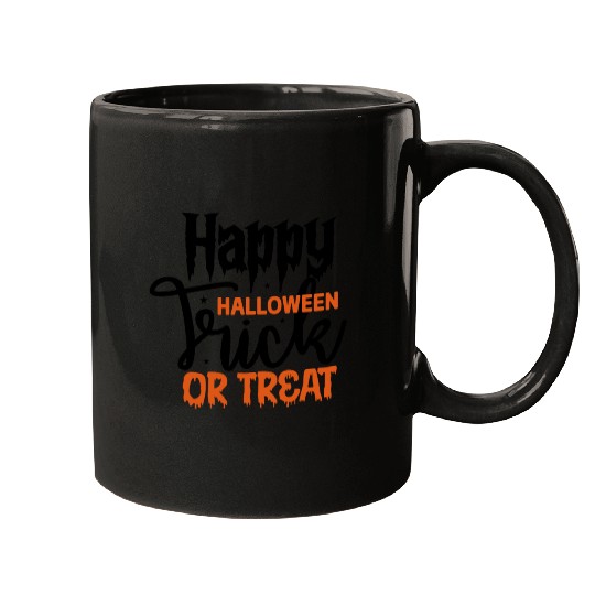 Happy Halloween Trick Or Treat Mugs