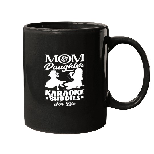 Mom And Daughter Karaoke Friends Forever Mugs