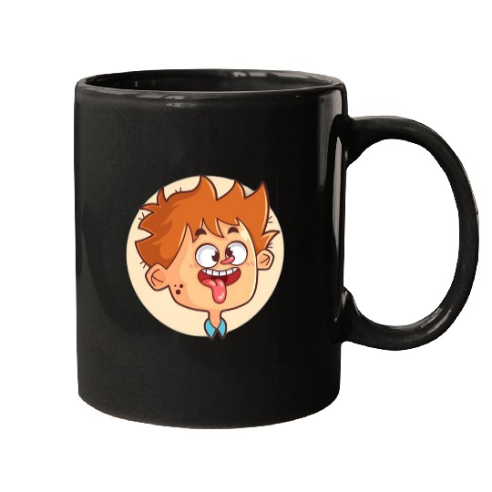 Funny Mugs Fun Loving Face Silly Stick-Out