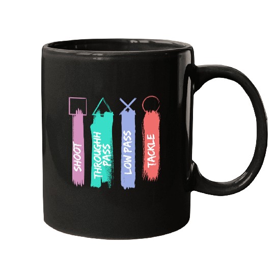 Playstation Button Mugs