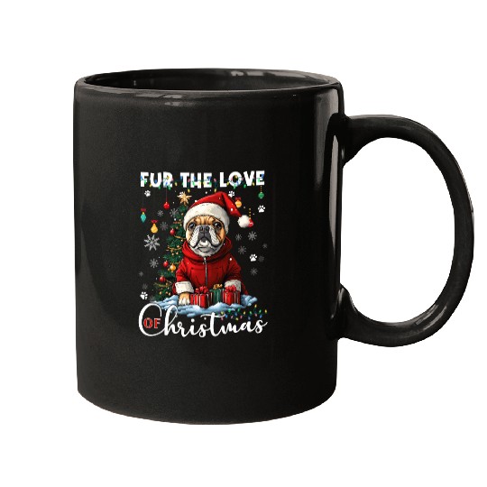 French Bulldog Christmas Tree Decoration Dog Lover Mugs