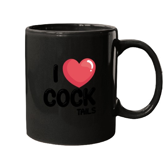 Funny I Love Cocktails 1 Mugs