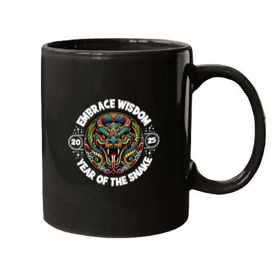 Embrace Wisdom 2025 Year of the Snake Mugs