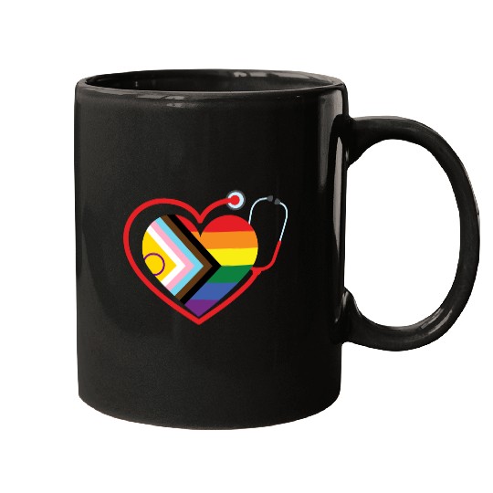 LGBTQ Doctor Nurse Pride Month Medical Clinic Mugs