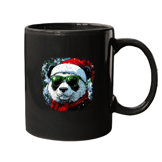 Santa Claus Panda Mugs