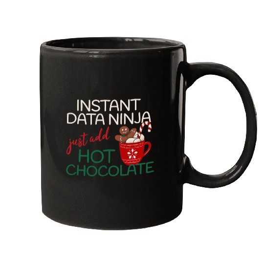 Data Ninja xmas hot Chocolate Christmas Mugs