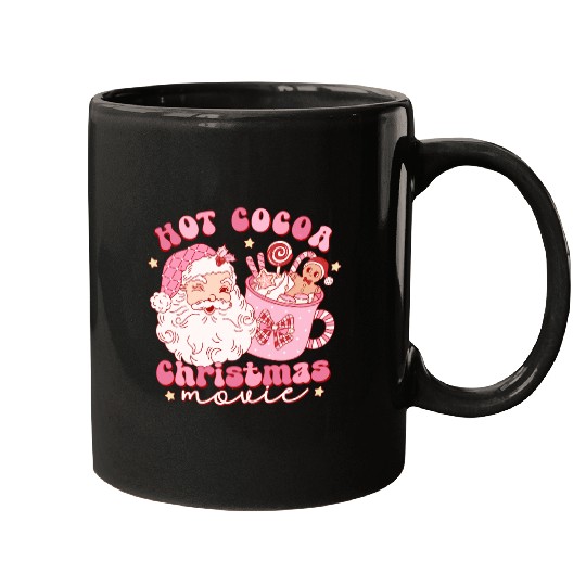 Hot cocoa Christmas movie Mugs