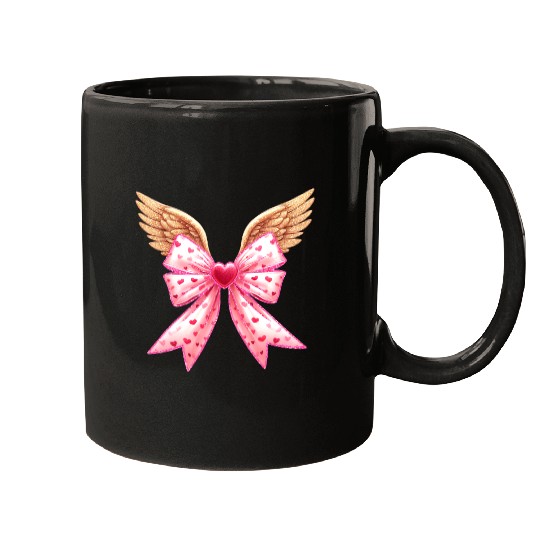 Cupid Bow, Valentine Retro Mugs