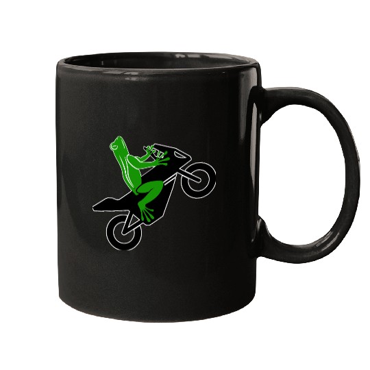frog moto Mugs