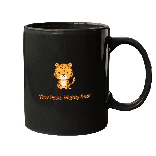 Tiny Paws Mighty Roar Jaguar Mugs