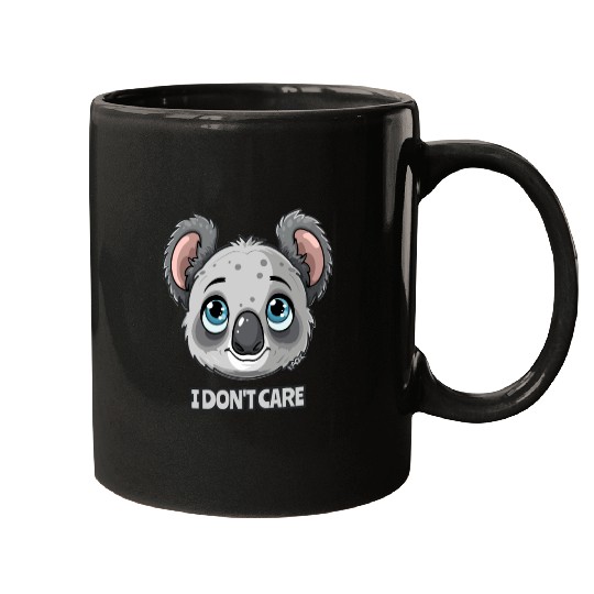 Cute Koala - I Don’t Care Mugs